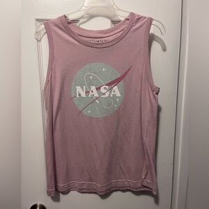 Dusty Rose NASA Tank Top